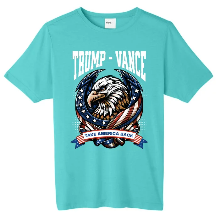 Trump 2024 Vance Take America Back Campaign ChromaSoft Performance T-Shirt