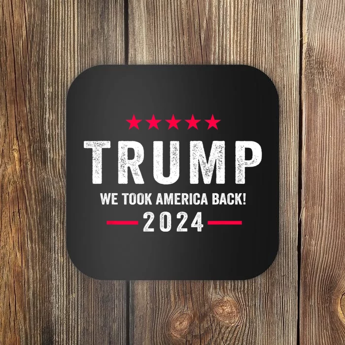 Trump 2024 Victory J.D.Vance President 47 Trump Won Coaster