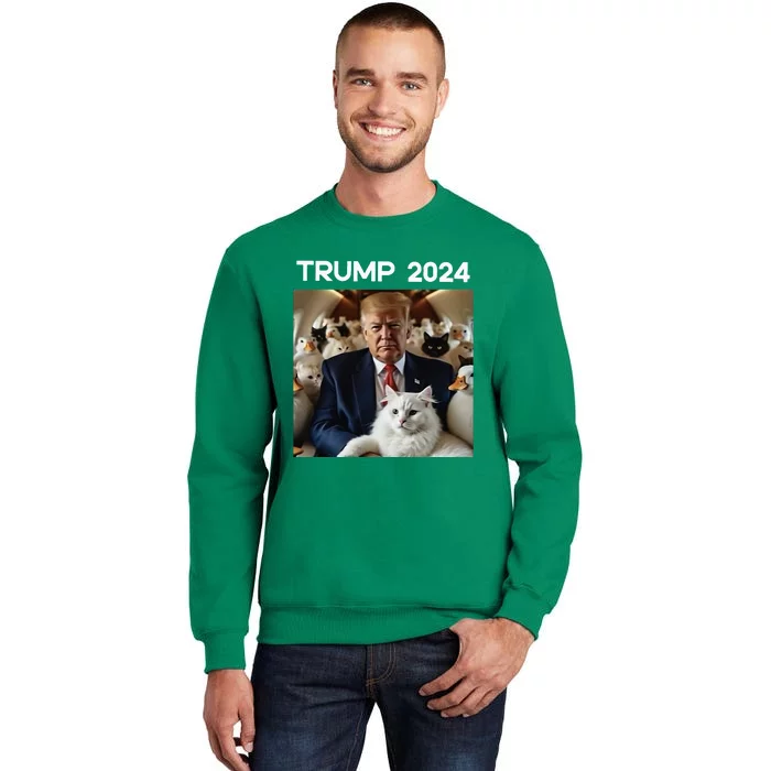 Trump 2024 Vs Cat Lady Kamala Trump Harris Debate Sweatshirt