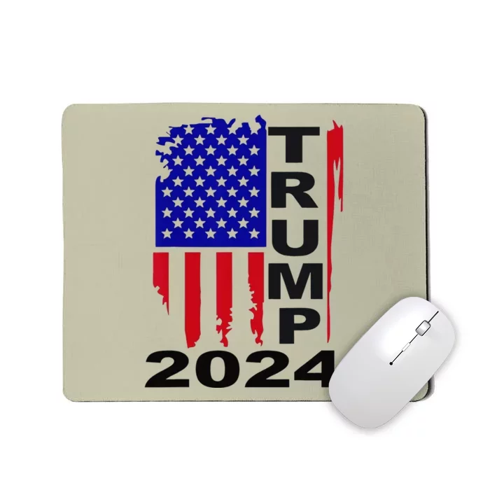 Trump 2024 Vertical Flag Mousepad