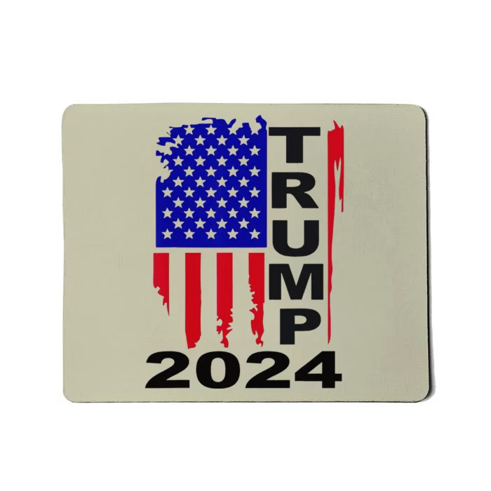 Trump 2024 Vertical Flag Mousepad