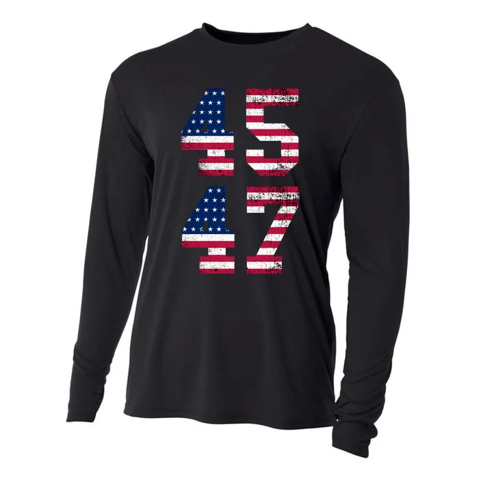 Trump 2024 Vintage Cooling Performance Long Sleeve Crew