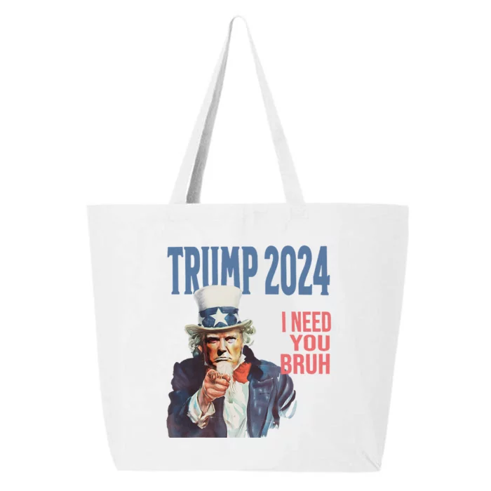 Trump 2024 Vintage Poster Design 25L Jumbo Tote