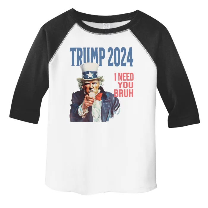 Trump 2024 Vintage Poster Design Toddler Fine Jersey T-Shirt