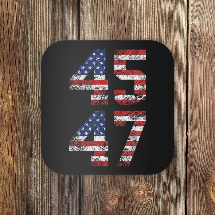 Trump 2024 Vintage Classic Fit Black Coaster