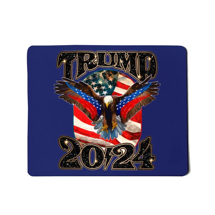 Trump 2024 Vintage American Bald Eagle Mousepad