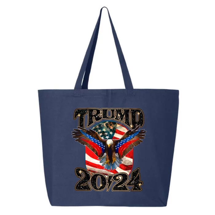 Trump 2024 Vintage American Bald Eagle 25L Jumbo Tote