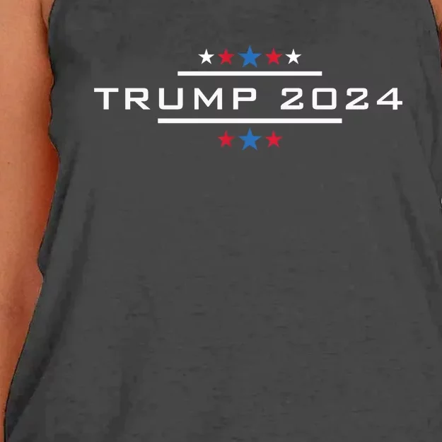 Trump 2024 | Vote 2024 Women's Knotted Racerback Tank