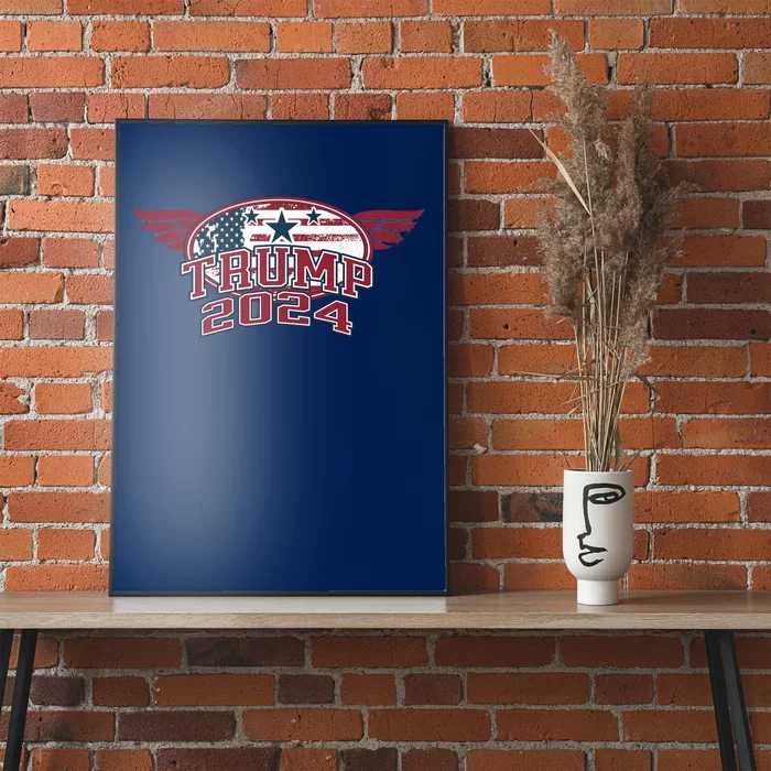 Trump 2024 Winged Logo Poster