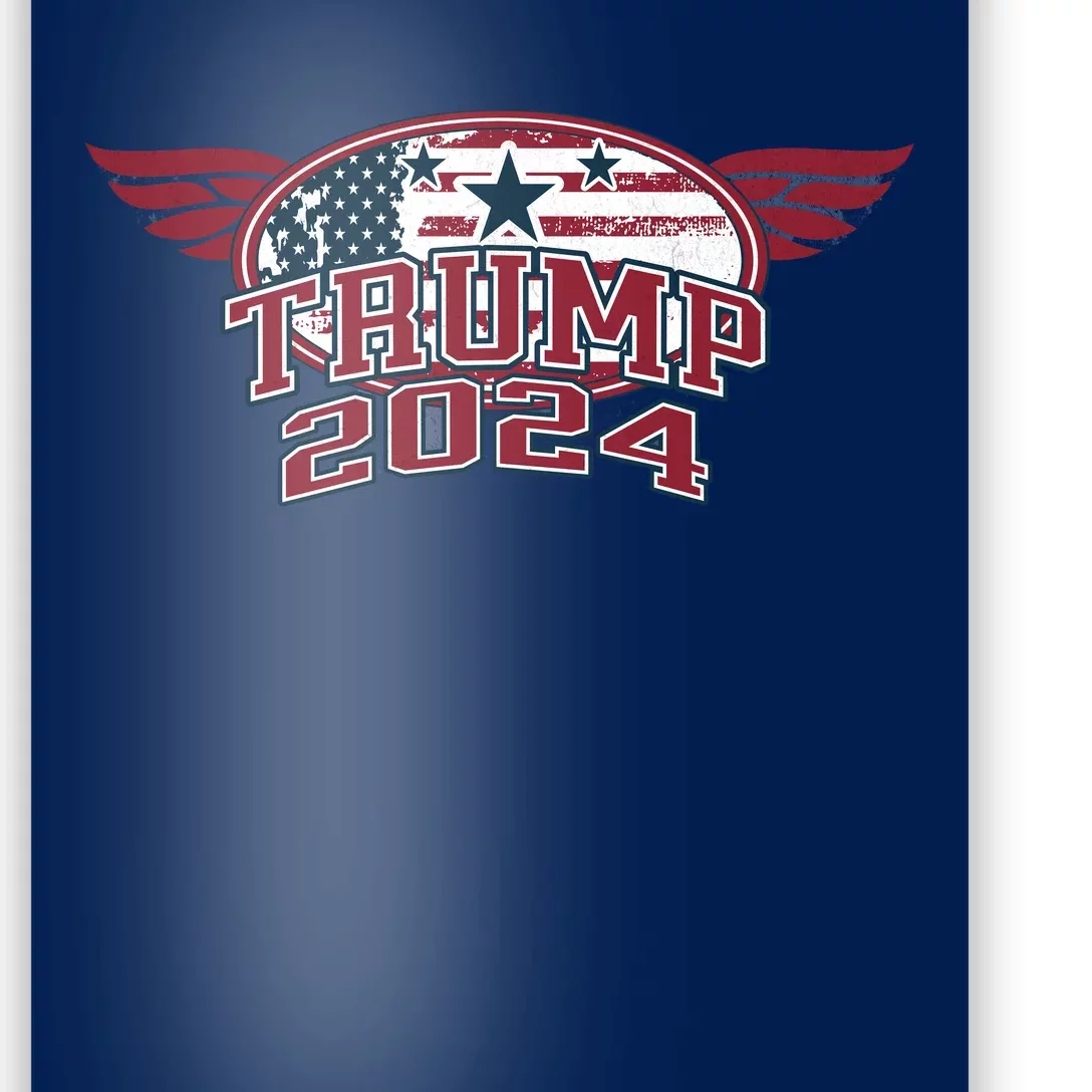 Trump 2024 Winged Logo Poster