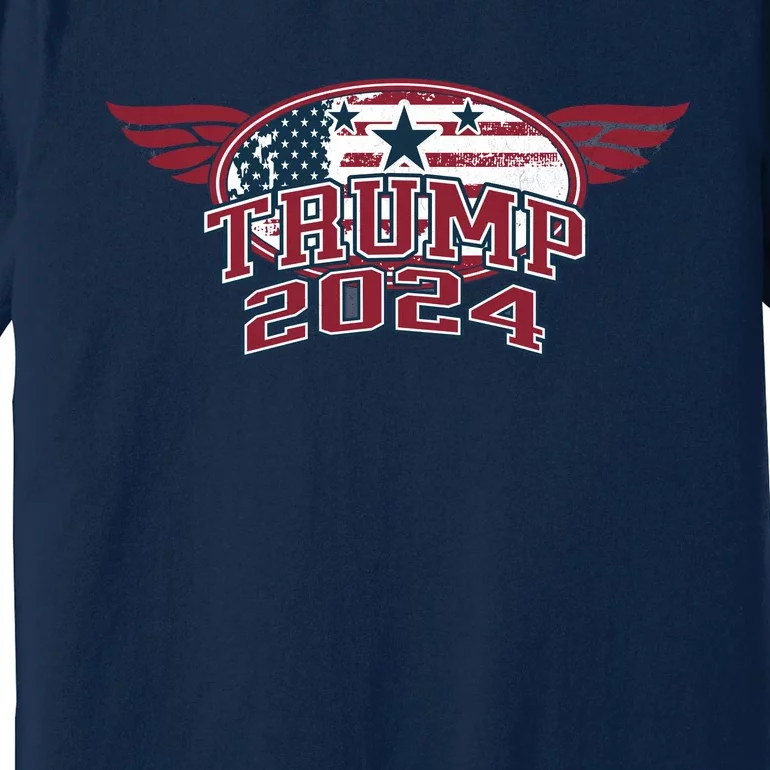 Trump 2024 Winged Logo Premium T-Shirt