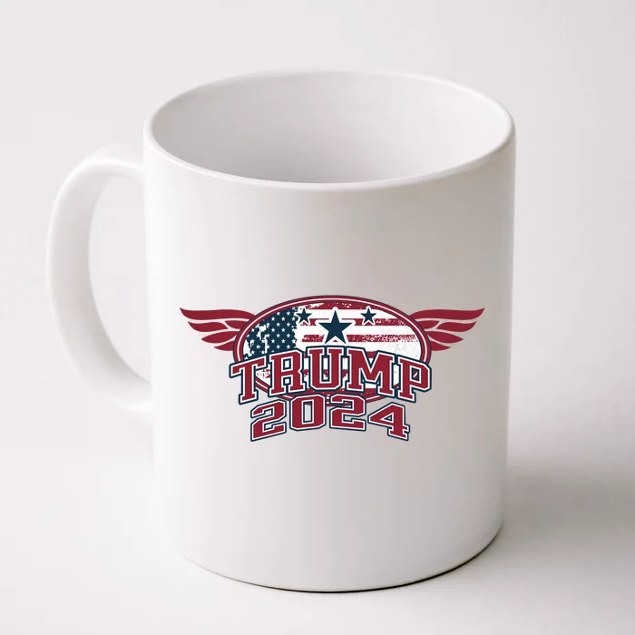 Trump 2024 Winged Logo Front & Back Coffee Mug