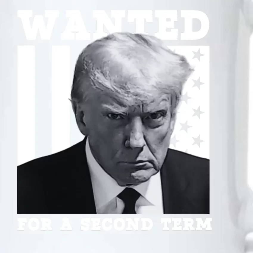 Trump 2024 Wanted For A 2nd Term Black Color Changing Mug