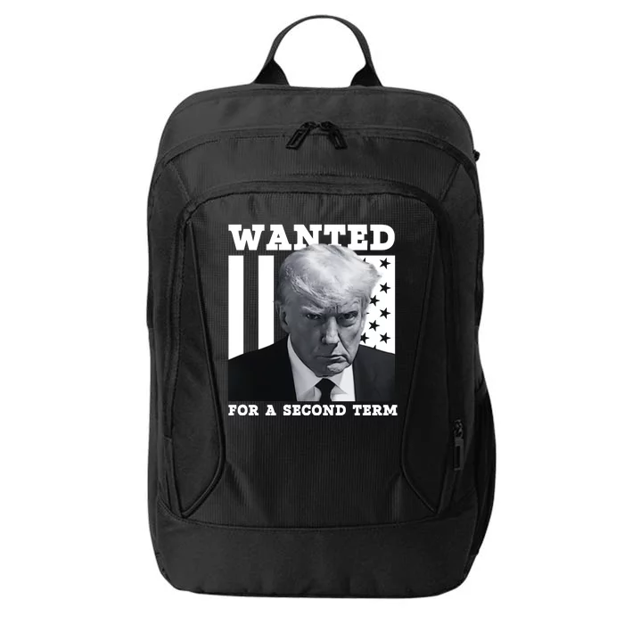 Trump 2024 Wanted For A 2nd Term City Backpack