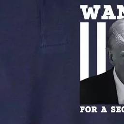 Trump 2024 Wanted For A 2nd Term Softstyle Adult Sport Polo