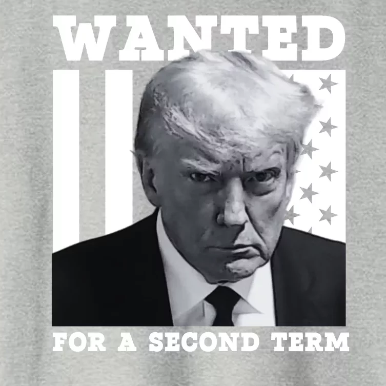 Trump 2024 Wanted For A 2nd Term Women's Crop Top Tee