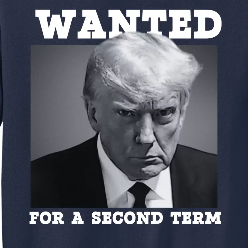 Trump 2024 Wanted For A 2nd Term Sweatshirt