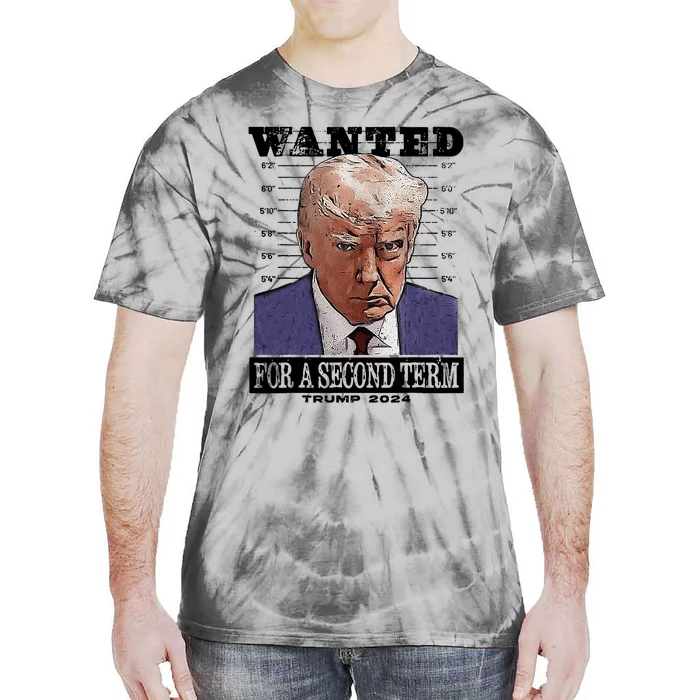 Trump 2024 Wanted For A 2nd Term Tie-Dye T-Shirt