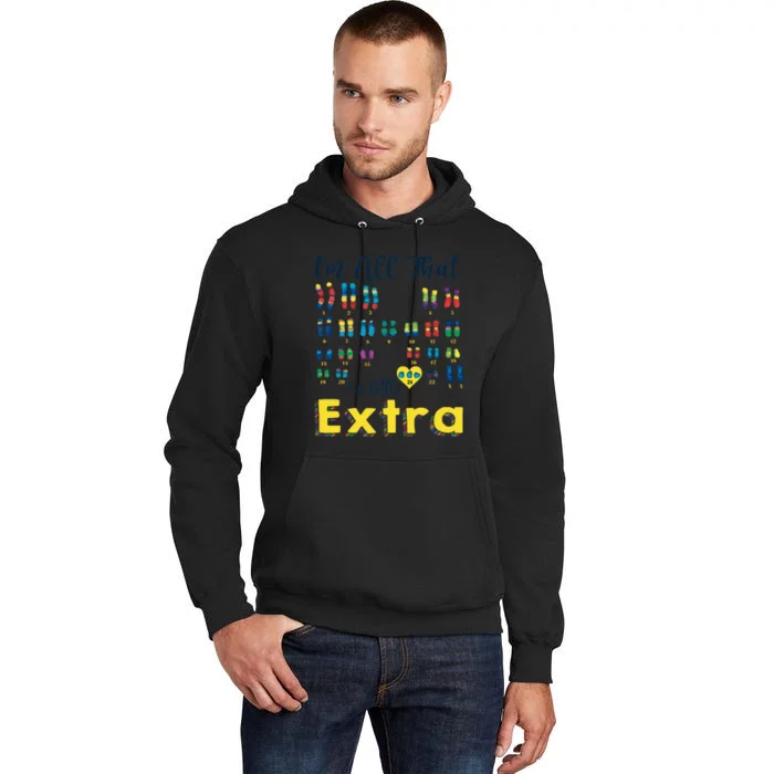 Trisomy 21 XX Extra Chromosome  World Down Syndrome Day Tall Hoodie