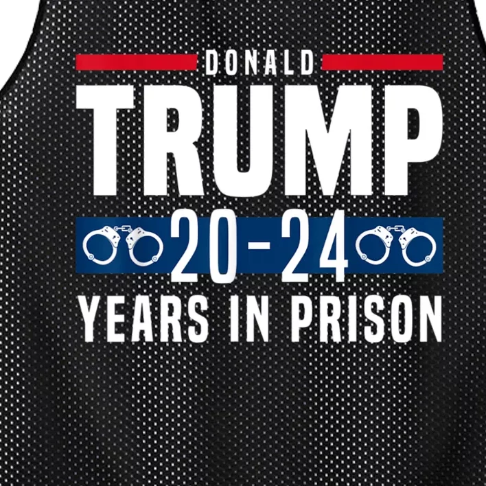 Trump 20,24 Years In Prison, Democrats Liberals Mesh Reversible Basketball Jersey Tank