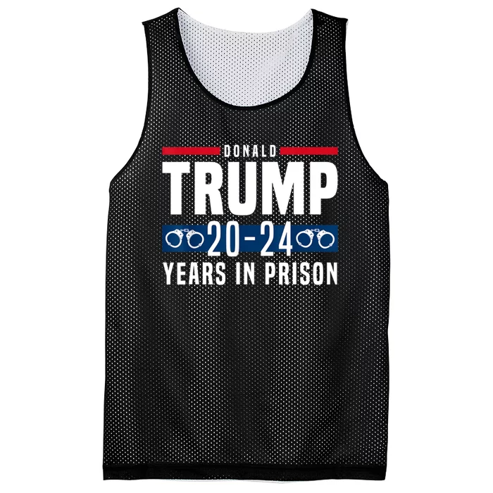 Trump 20,24 Years In Prison, Democrats Liberals Mesh Reversible Basketball Jersey Tank