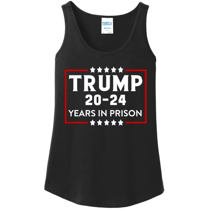 Trump 20,24 Years In Prison, Democrats Liberals Ladies Essential Tank