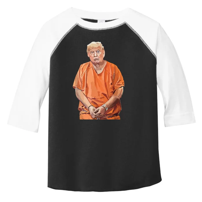 Trump 2024 Years In Prison Funny Antitrump Toddler Fine Jersey T-Shirt