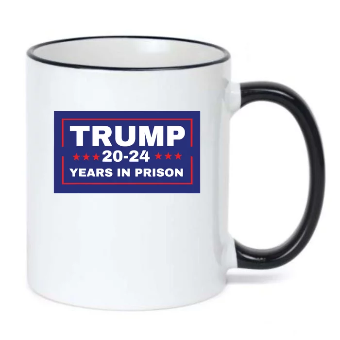 Trump 2024 Years In Prison Democrats Liberals Vote Blue Black Color Changing Mug