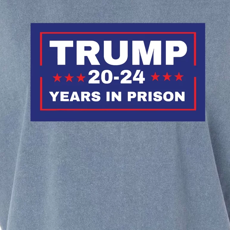 Trump 2024 Years In Prison Democrats Liberals Vote Blue Garment-Dyed Women's Muscle Tee