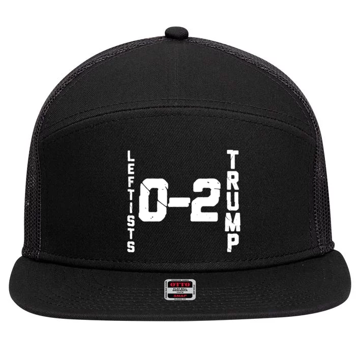 Trump 2024 You Missed Again 7 Panel Mesh Trucker Snapback Hat