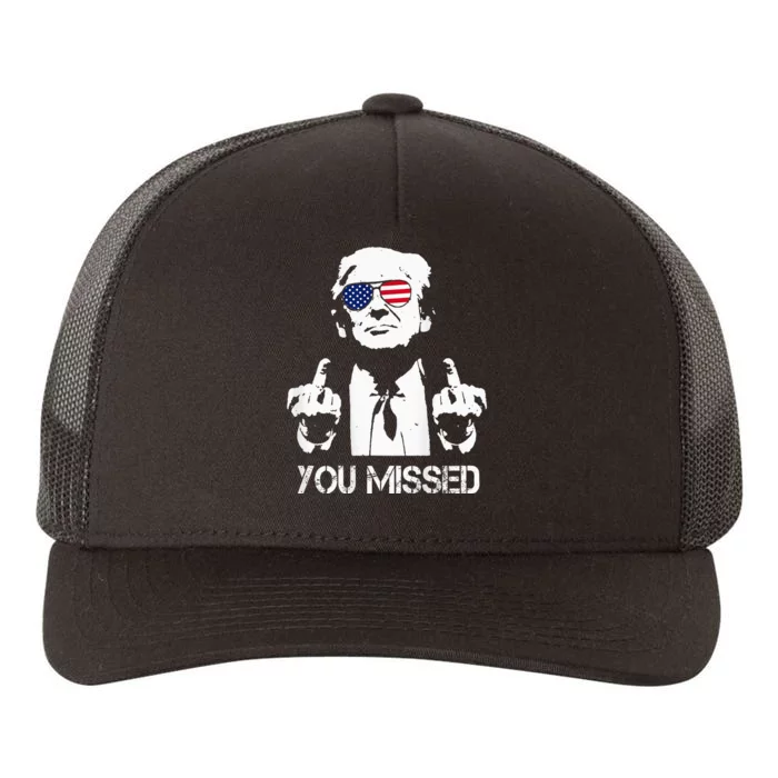 Trump 2024 You Missed Yupoong Adult 5-Panel Trucker Hat