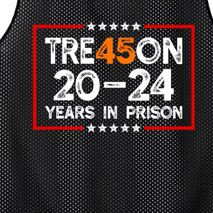 Tre45on 2024 Years In Prison AntI Trump 2024 Mesh Reversible Basketball Jersey Tank