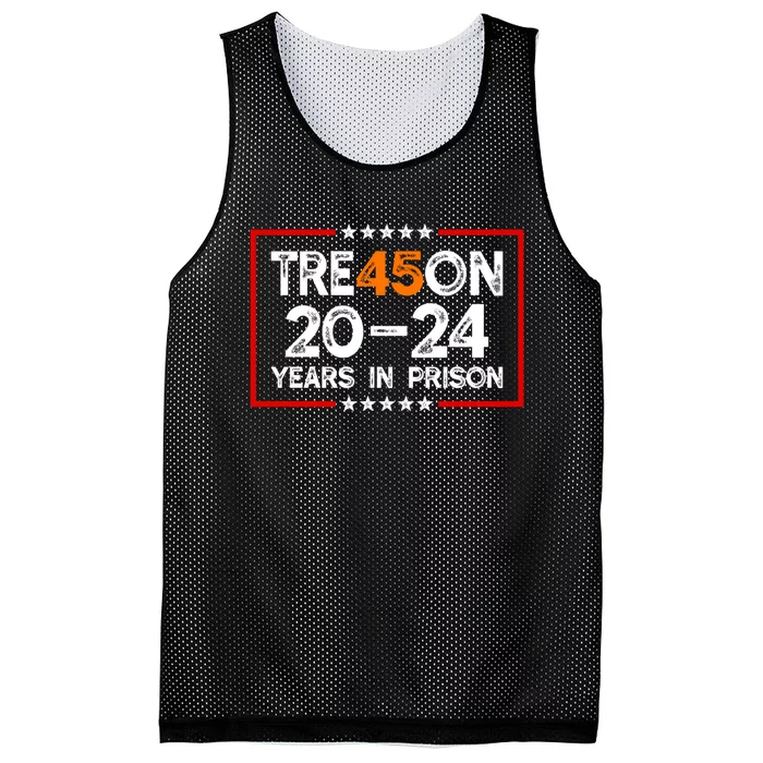 Tre45on 2024 Years In Prison AntI Trump 2024 Mesh Reversible Basketball Jersey Tank