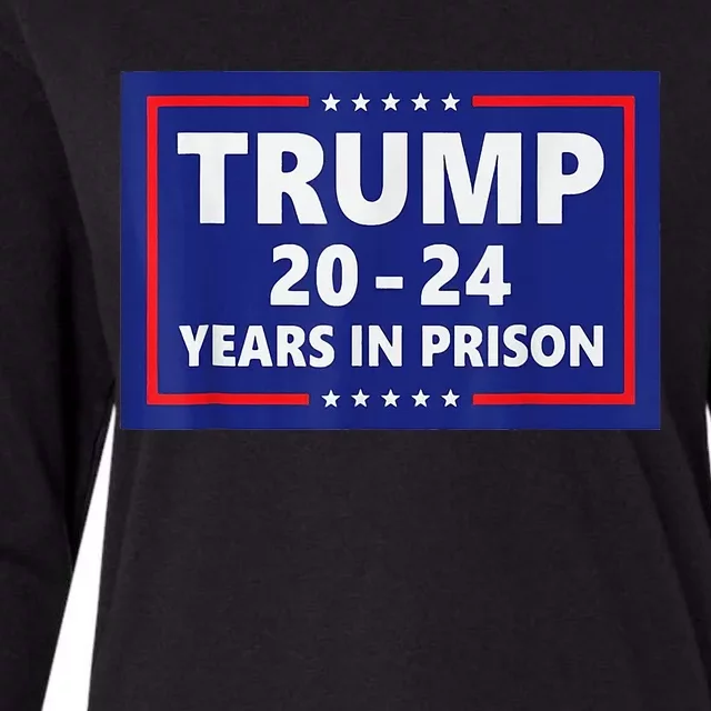 Trump 2024 Years In Prison Trump In 2024 Womens Cotton Relaxed Long Sleeve T-Shirt