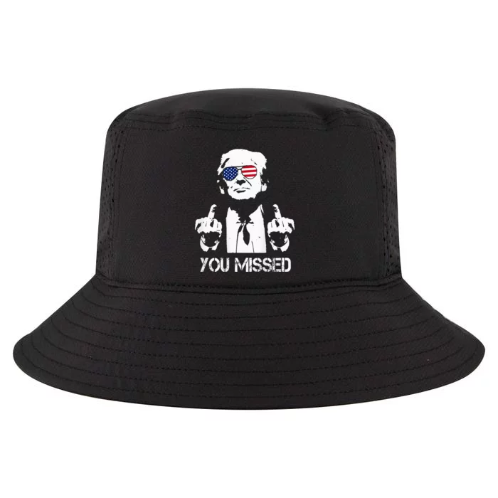 Trump 2024 You Missed Cool Comfort Performance Bucket Hat