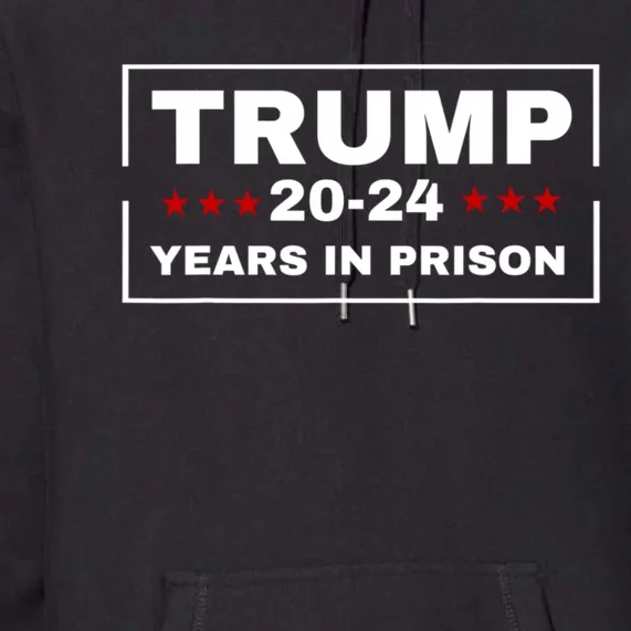 Trump 20,24 Years In Prison, Democrats Liberals Premium Hoodie