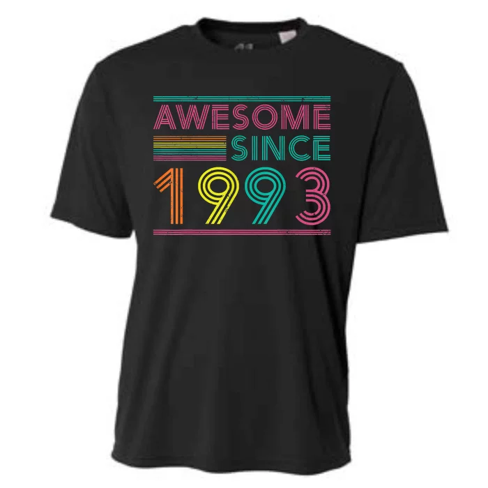 Turning 30 Birthday Decorations 30th BDay 1993 Birthday Cooling Performance Crew T-Shirt