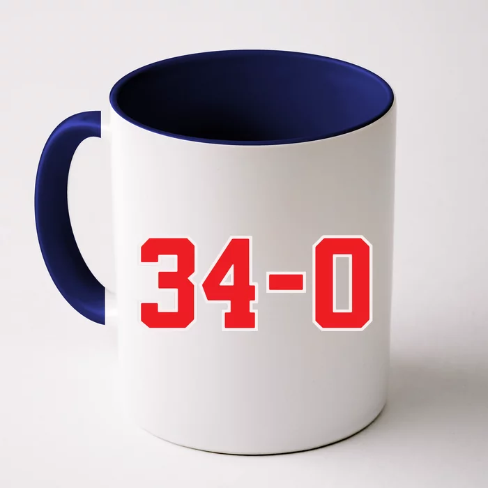 Trump 34 Counts Trump 34 Trump Guilty Trump Guilty 34 Counts Front & Back Coffee Mug