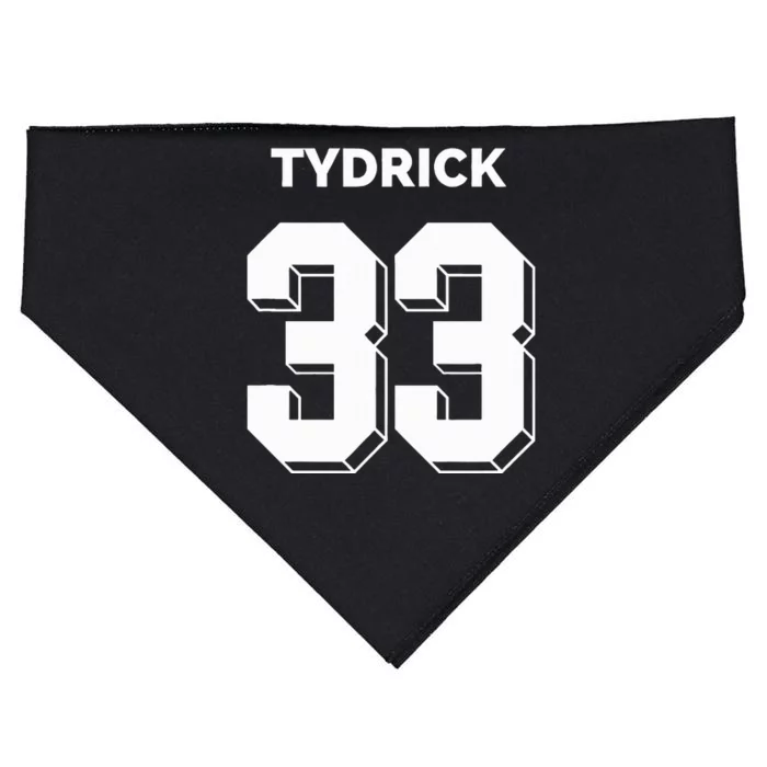 Tydrick 33 Football Sports Game Day Athletic Player USA-Made Doggie Bandana