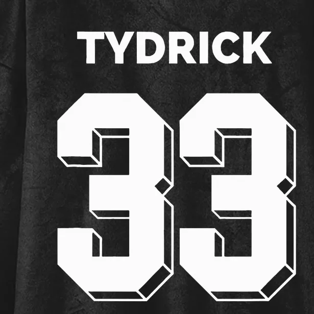 Tydrick 33 Football Sports Game Day Athletic Player Hooded Wearable Blanket