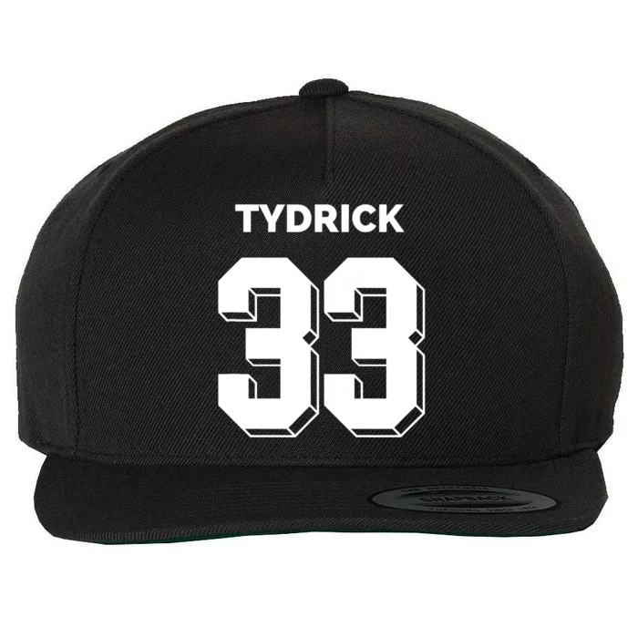 Tydrick 33 Football Sports Game Day Athletic Player Wool Snapback Cap