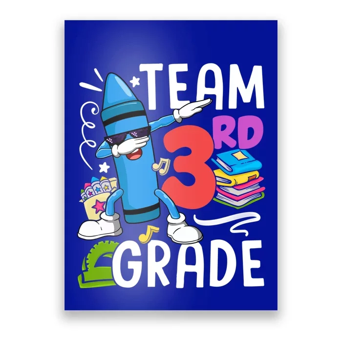 Team 3Rd Grade Cute Third Grade Teacher Gift Poster