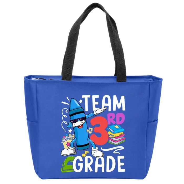 Team 3Rd Grade Cute Third Grade Teacher Gift Zip Tote Bag