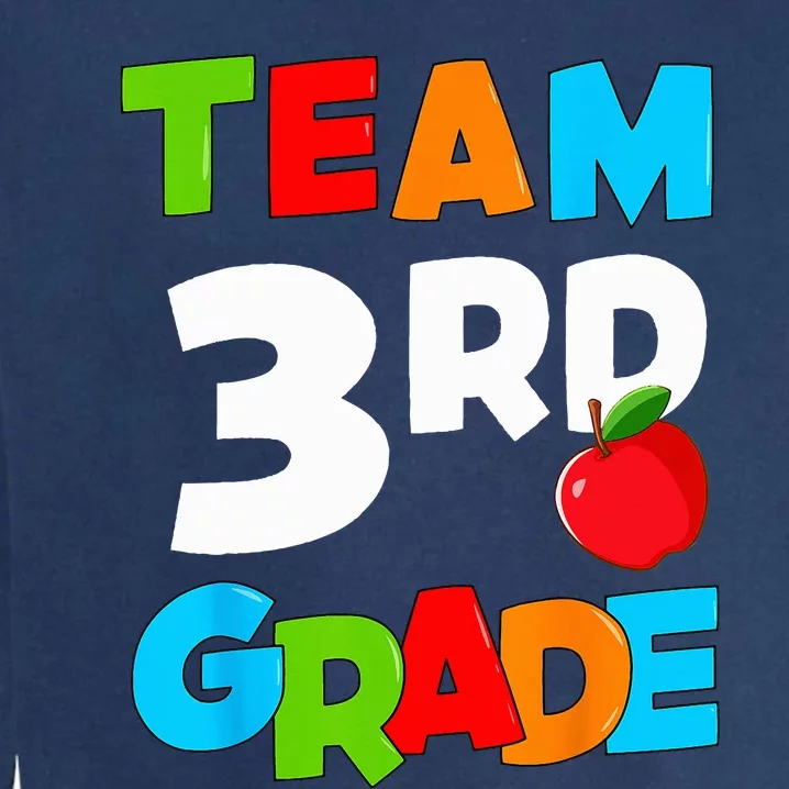 Team 3rd Grade Back To School Garment-Dyed Sweatshirt