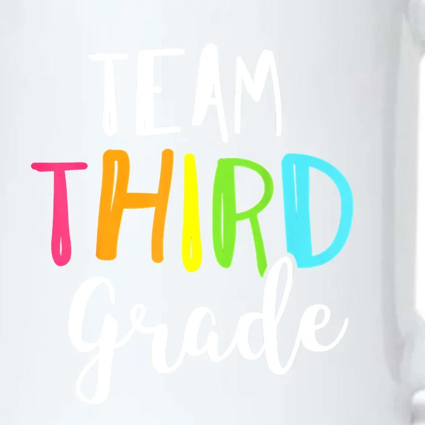 Team 3rd Third Grade Teacher Back To School Top Black Color Changing Mug