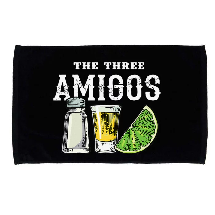 The 3 Three Amigos Tequila Shot Glass Cinco De Mayo Microfiber Hand Towel