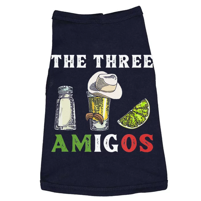 The 3 Three Amigos Funny Salt Tequila & Lime Fiesta Doggie Tank