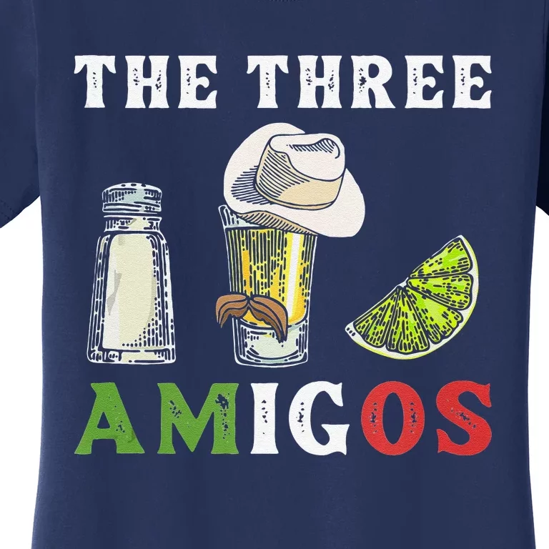 The 3 Three Amigos Funny Salt Tequila & Lime Fiesta Women's T-Shirt