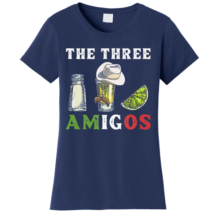 The 3 Three Amigos Funny Salt Tequila & Lime Fiesta Women's T-Shirt