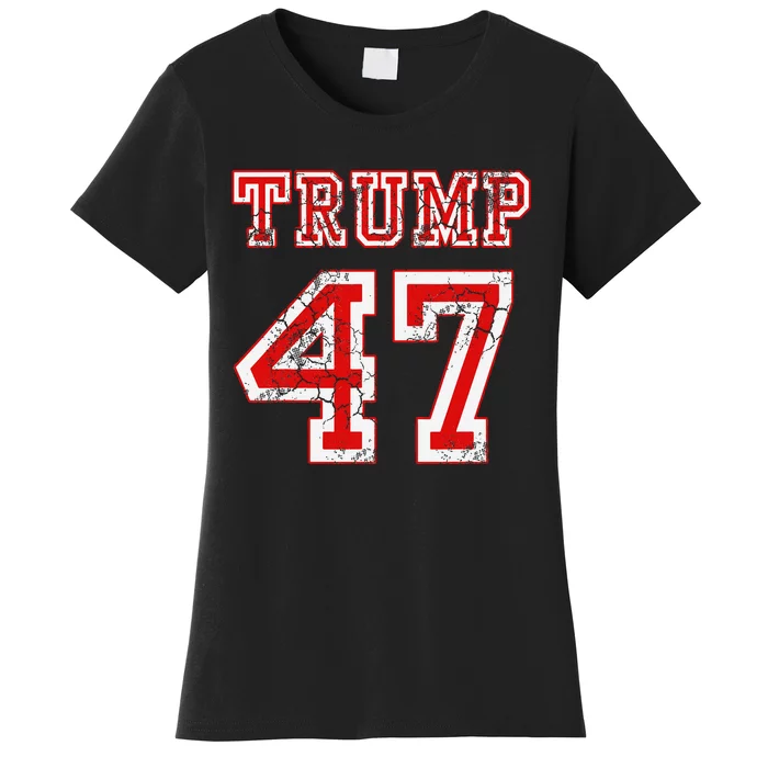 Trump 47 2024 Election Republican Conservative Women's T-Shirt